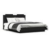 vidaXL Bed Frame without Mattress Black 120x190 cm Small Double