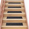 vidaXL Stair Mats Self-adhesive 30 pcs 76x20 cm Dark Grey Rectangular