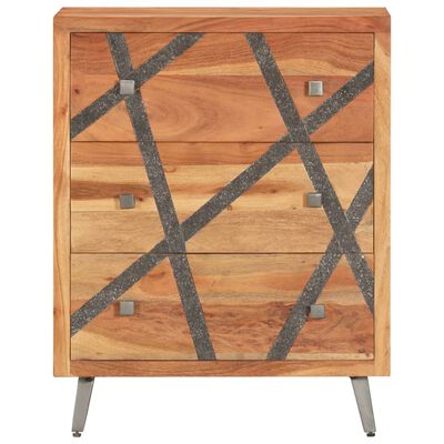 vidaXL Sideboard 60x30x75 cm Solid Acacia Wood