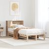 vidaXL Bookcase Bed without Mattress 90x200 cm Solid Wood