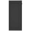 vidaXL Outdoor Storage Cabinet Black 97x37x85 cm PP