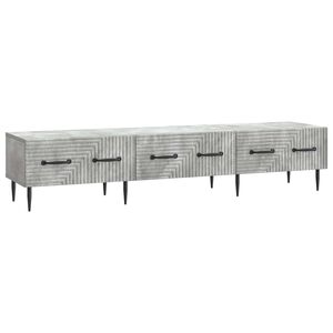 vidaXL TV Cabinet Concrete Grey 147 x 34.5 x 30 cm Engineered Wood