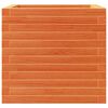 vidaXL Garden Planter Wax Brown 50x50x46 cm Solid Wood Pine