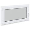 vidaXL Basement Window "RISOR" 110x70 cm Tilt&Turn DIN Left White