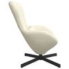 vidaXL Egg Chair Cream 63 x 73 x 90 cm Velvet