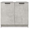 vidaXL Bathroom Cabinet Concrete Grey 64.5x33.5x59 cm Engineered Wood