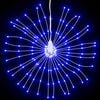 vidaXL Christmas Starburst Lights 140 LEDs 8 pcs Blue 17 cm