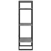 vidaXL 3-Tier Book Cabinet Concrete Grey 40x30x105 cm Engineered Wood