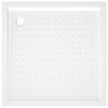 vidaXL Shower Base Tray with Dots White 80x80x4 cm ABS
