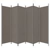 vidaXL 6-Panel Room Divider Anthracite 300x220 cm Fabric