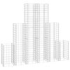 vidaXL 6 Piece Gabion Set Galvanised Wire