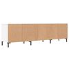 vidaXL TV Cabinet White 150x30x44.5 cm Engineered Wood