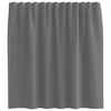 vidaXL Voile Curtains with Rod Pockets 2 pcs Dark Grey