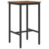vidaXL Bar Table 52 x 52 x 110 cm Engineered Wood Old Wood Rectangular