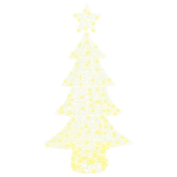 vidaXL Christmas Tree with 160 LEDs Warm white 150 cm Acrylic