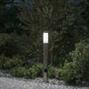 vidaXL Bollard Light with Outlet 80 cm Stainless Steel IP44