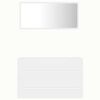 vidaXL 2 Piece Bathroom Furniture Set White Engineered Wood