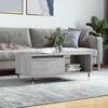 vidaXL Coffee Table Grey Sonoma 90x50x36.5 cm Engineered Wood