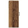vidaXL Wall Mounted Cabinet Old Wood 34.5 x 34 x 90 cm Engineered Wood