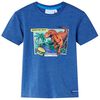 vidaXL Kids' T-shirt Dark Blue Melange 116