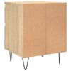 vidaXL Bedside Cabinet Sonoma Oak 40x35x50 cm Engineered Wood