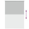 vidaXL Roller Blind Blackout Light Grey 115x150 cm Fabric Width 110.7 cm Polyester
