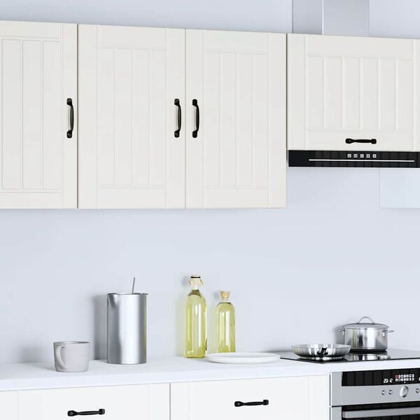 vidaXL Kitchen Wall Cabinet Lucca White Engineered Wood