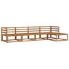 vidaXL Outdoor Sofa Set 5 pcs Natural Solid Acacia Wood