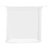 vidaXL Hanging Mosquito Net 156 Mesh White 220x120x150 cm