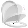 vidaXL Toilet Seat Adjustable White 48 x 36.5 x 4.5 cm Polypropylene
