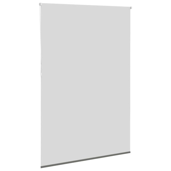 vidaXL Roller Blind Blackout Grey 145x210 cm Fabric Width 141.6 cm Polyester