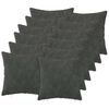 vidaXL Throw Pillow 12 pcs HEERLEN Anthracite 45 x 45 cm