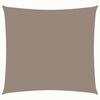 vidaXL Sunshade Sail Oxford Fabric Square 5x5 m Taupe