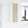 vidaXL Hanging Cabinet Sonoma Oak 30 x 31 x 100 cm Engineered Wood