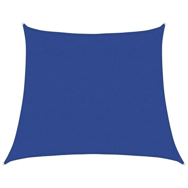 vidaXL Sunshade Sail 160 g/m&sup2; Trapezium Blue 4/5x4 m HDPE