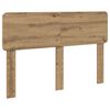 vidaXL Bed Frame Artisian Oak 150 x 200 cm Solid Pine Wood