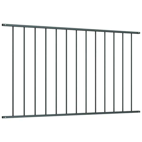 vidaXL Fence Panel Powder-coated Steel 1.7x0.75 m Anthracite