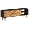 vidaXL TV Cabinet Solid Mango Wood 140x30x45 cm