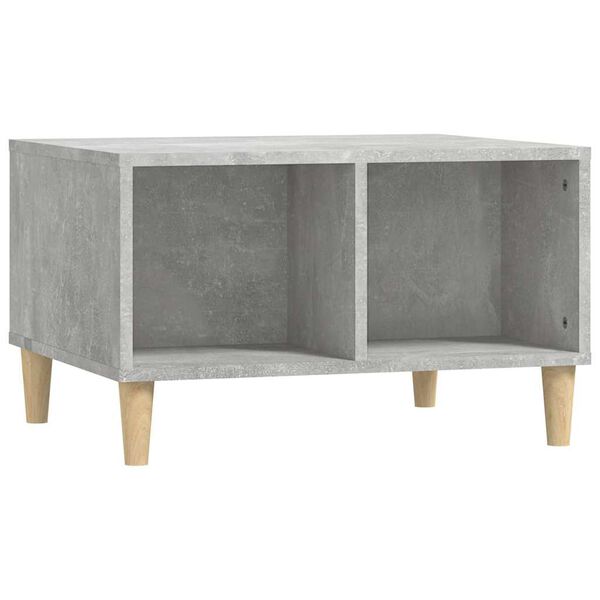 vidaXL Coffee Table Concrete Grey 60x50x36.5 cm Engineered Wood