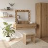 vidaXL Dressing Table Brown 83 x 40 x 70 cm Engineered Wood
