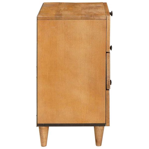 vidaXL Bedside Cabinet Light Brown 50 x 33 x 62 cm Solid Acacia wood