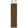 vidaXL Shoe Cabinet Brown Oak 63x24x104 cm Engineered Wood
