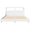 vidaXL Bed Frame without Mattress White 140x200 cm Solid Wood Pine