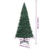 vidaXL Artificial Pre-lit Christmas Tree with Ball Set Green 500 cm