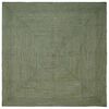 vidaXL Area Rugs Square Olive Green 200 x 200 cm Jute