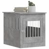 vidaXL Dog Crate Furniture Concrete Grey 64.5x80x71 cm Engineered Wood