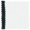 vidaXL Fence Post Green 10 x 1.6 m (60 x 60 mm mesh) Steel and PVC