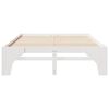 vidaXL Bed Frame White 150 x 200 cm Solid Pine Wood