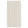 vidaXL Voile Curtains with Rod Pockets 2 pcs Cream