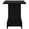 vidaXL End Table Black Oak 35.5 x 35 x 40 cm Engineered Wood